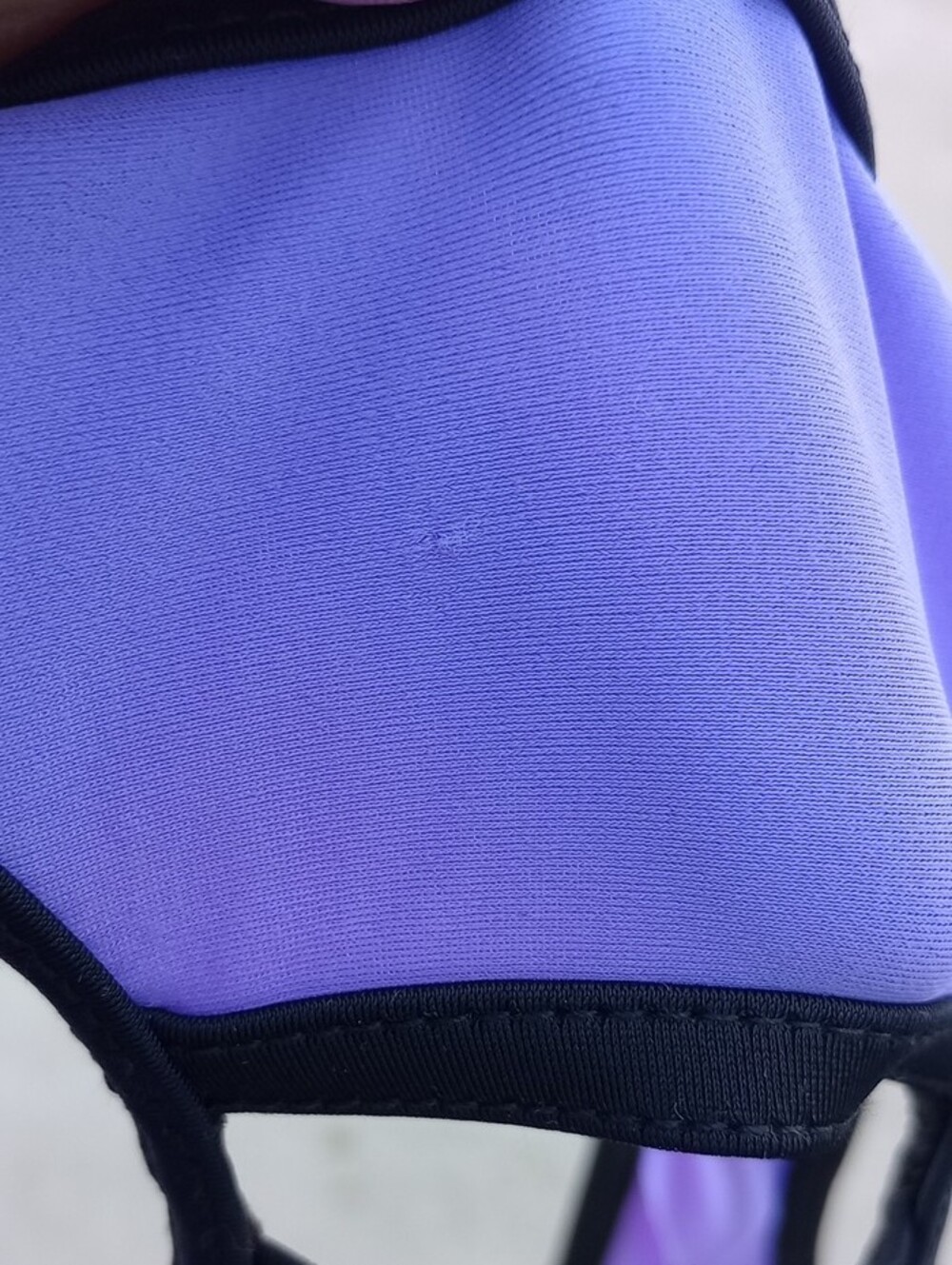 Zeroxposur Purple-Accent Blue Striped Women’s Swim Tankini Athletic Top 20W NWT - Picture 8 of 8